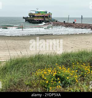 61st Street Fishing Pier, Galveston, Texas, USA, Nordamerika Stockfoto