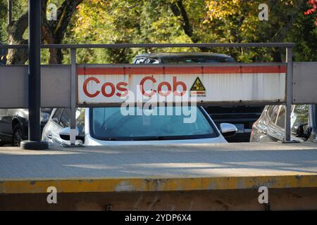 Cos Cob Station, Metro North, New Haven Line, Greenwich, Connecticut, USA Stockfoto