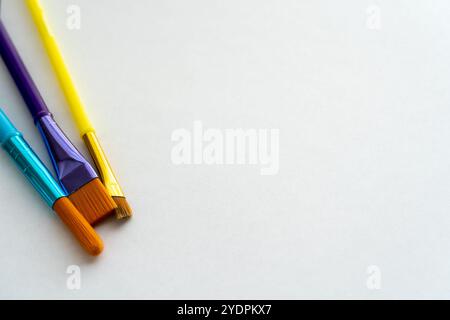Isolierte Pinsel Auf Weißem Hintergrund Stockfoto
