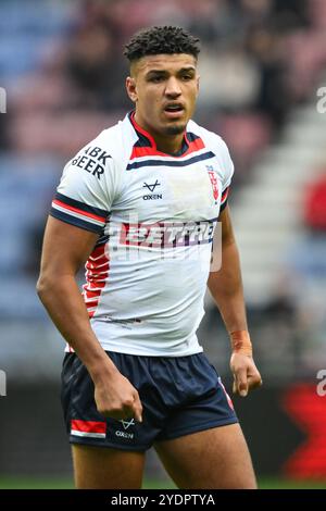 Kai Pearce-Paul aus England während des ABK Beer Internationals Series Match England gegen Samoa im Brick Community Stadium, Wigan, Großbritannien, 27. Oktober 2024 (Foto: Craig Thomas/News Images) Stockfoto