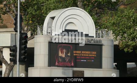 Los Angeles, Kalifornien, USA 27. Oktober 2024 Danny Elfman Concert Marquee beim Hollywood Bowl am 27. Oktober 2024 in Los Angeles, Kalifornien, USA. Foto: Barry King/Alamy Stock Photo Stockfoto