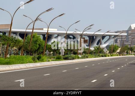 Katar National Convention Centre in Doha. QNCC-Gebäude Stockfoto