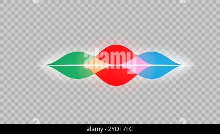 Persönliche Assistentin und Spracherkennung Konzept Stock Vektor