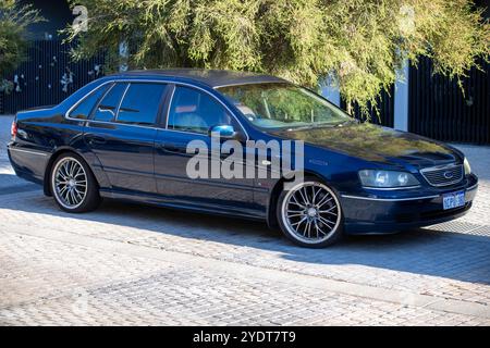 Der Ford Fairlane und LTD sind Luxusfahrzeuge in voller Größe, die in einer Reihe von Modellen von Ford Australia hergestellt werden Stockfoto