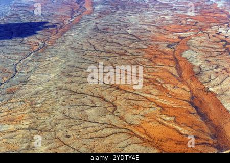 Luftaufnahme, Namibia, Afrika, Kalahari, Landschaft, Wüste, Afrika Stockfoto