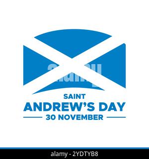 St. Andrew’s Day, 30. November, St. Andrew’s Day – Nationalfeiertag in Schottland. Vorlage für Einladung, Poster, Flyer, Banner, Flagge von Schottland Stock Vektor