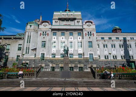 Die Nationalbühne, Bergen, Vestland, Norwegen, Skandinavien, Europa Stockfoto