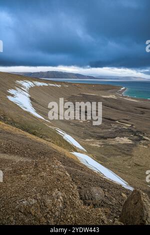 Arktische Wüste, Baffininsel, Nunavut, kanadische Arktis, Kanada, Nordamerika Stockfoto