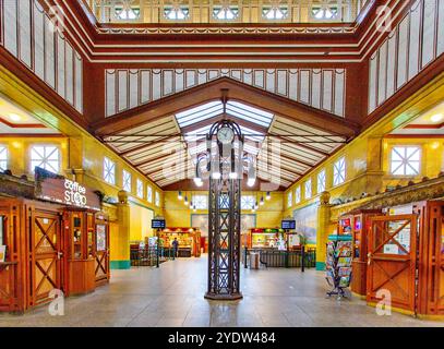 Der historische und gut erhaltene Jugendstil-U-Bahnhof Wittenbergplatz 1913 im Zentrum Berlins, Deutschland, Europa Stockfoto