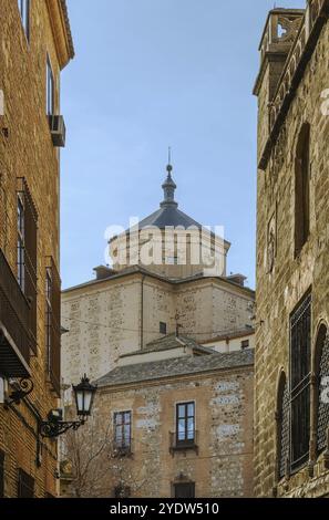 Straße im historischen Zentrum von Toledo, Spanien, Europa Stockfoto