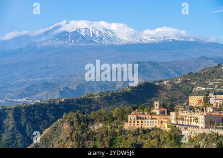 Taormina, Messina, Sizilien, Italien, Mittelmeer, Europa Stockfoto