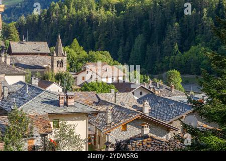 Etroubles, Aostatal, Italien, Europa Stockfoto