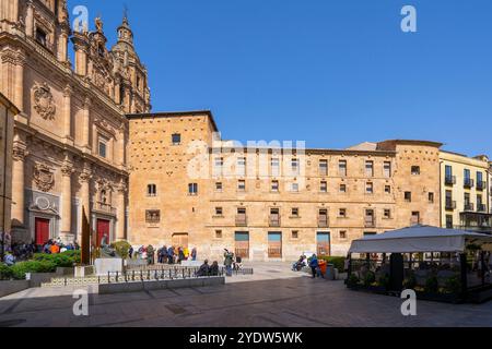 Casa de las Conchas, Salamanca, UNESCO-Weltkulturerbe, Kastilien und Leon, Spanien, Europa Stockfoto