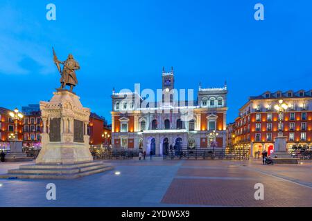 Plaza Mayor, Valladolid, Kastilien und Leon, Spanien, Europa Stockfoto