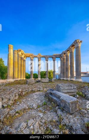 Diana-Tempel, römischer Tempel, UNESCO-Weltkulturerbe, Evora, Alentejo, Portugal, Europa Stockfoto