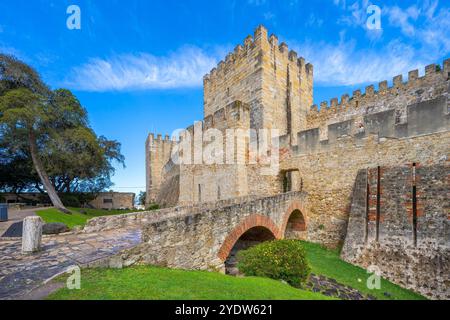 Castelo de Sao Jorge, Lissabon, Portugal, Europa Stockfoto