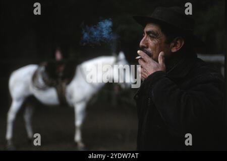 Gauchos in Patagonien, Argentinien Stockfoto