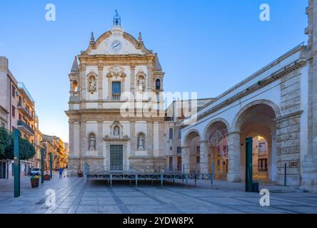 Kirche Jesu (Chiesa del Gesu), Alcamo, Trapani, Sizilien, Italien, Mittelmeerraum, Europa Stockfoto