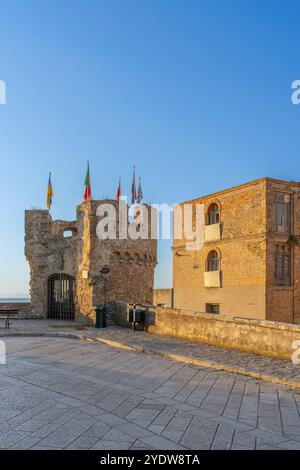 Belvedere Tower, Termoli, Campobasso, Molise, Italien, Europa Stockfoto