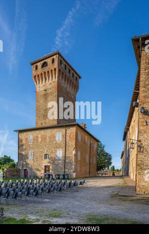 Schloss Levizzano Rangone, Levizzano, Castelvetro di Modena, Modena, Emilia-Romagna, Italien, Europa Stockfoto