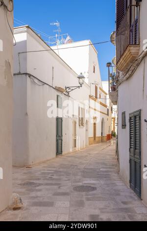 Altstadt, Gallipoli, Lecce, Salento, Apulien, Italien, Europa Stockfoto