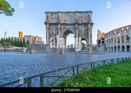 Arch of Constantine (Arco di Costantino), UNESCO-Weltkulturerbe, Rom, Latium, Italien, Europa Stockfoto