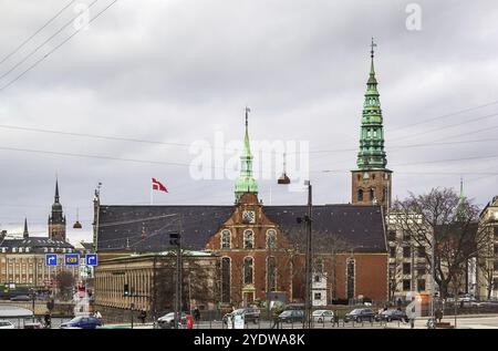 Die Kirche von Holmen ist eine Kirche im Zentrum von Kopenhagen in Dänemark, an der Straße namens Holmens Kanal Stockfoto