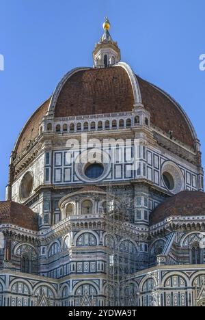 Die Cattedrale di Santa Maria del Fiore ist die Hauptkirche von Florenz in Italien. Kuppel Stockfoto