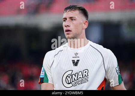 Monza, Italie. Oktober 2024. Michael Svoboda (FC Venezia) während des italienischen Meisterschaftsspiels Serie A zwischen AC Monza und Venezia FC am 27. Oktober 2024 im U-Power Stadion in Monza, Italien - Foto Morgese-Rossini/DPPI Credit: DPPI Media/Alamy Live News Stockfoto