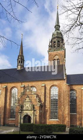 Die Kirche des Heiligen Geistes in Kopenhagen, Dänemark, ist eine der ältesten Kirchen der Stadt, Europa Stockfoto