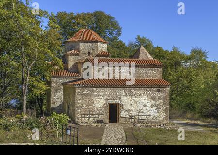 Das architektonische Ensemble Dzveli (Alt) Shuamta ist ein georgianisch-orthodoxes Kloster in 7 km Entfernung von Telavi, Georgien, Asien Stockfoto