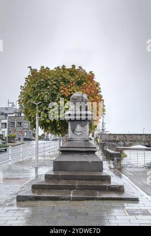 Der Vertragsstein, auf dem der Vertrag von Limerick unterzeichnet wurde, Limerick, Irland, Europa Stockfoto