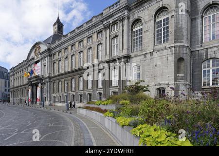 Fassade des Fürstbischofspalastes in Lüttich Stockfoto