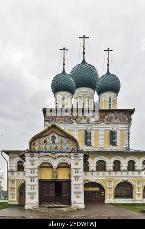 Auferstehungskirche in Tutajew, Denkmal der Kirchenarchitektur der zweiten Hälfte des 17. Jahrhunderts, Russland, Europa Stockfoto