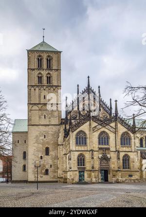 Münster Cathedral oder St. Paulus Dom ist die Dom-Kirche der römisch-katholischen Diözese von Münster in Deutschland Stockfoto