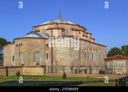 Die kleine Hagia Sophia ist eine ehemalige orthodoxe Kirche, die den Heiligen Sergius und Bacchus in Konstantinopel gewidmet ist und während der Kirche in eine Moschee umgewandelt wurde Stockfoto