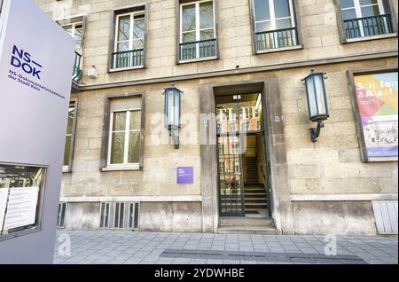 EL-DE-House ehemaliges Hauptquartier der Gestapo und heute das NS-Dokumentationszentrum der Stadt Köln über die nationalsozialistische Terrorherrschaft in Co Stockfoto