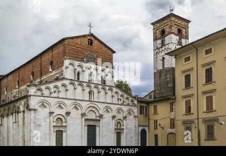 Chiesa di Santa Maria Forisportam in der Kirche im Stadtzentrum von Lucca, Italien, Europa Stockfoto