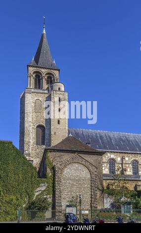 Kirche der Benediktinerabtei Saint-Germain-des-Pres in Paris, Frankreich, Europa Stockfoto