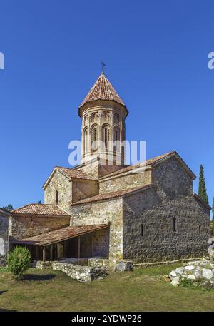 Das Kloster Ikalto im späten 6. Jahrhundert etwa 10 km westlich der Stadt Telavi, Kakheti, Ostgeorgien Stockfoto