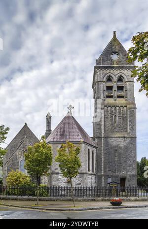 St Columba’s Church ist eine Gemeinde der Church of Ireland, die Teil der Anglican Communion in Ennis, County Clare ist Stockfoto