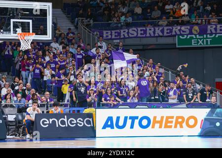 Madrid, Spanien. Oktober 2024. Oktober 2024; Wizink Center; Liga Endesa; ACB; Real Madrid vs BAXI Manresa; Liga Endesa Basket Real Madrid - BAXI Manresa 900/Cordon PRESS Credit: CORDON PRESS/Alamy Live News Stockfoto