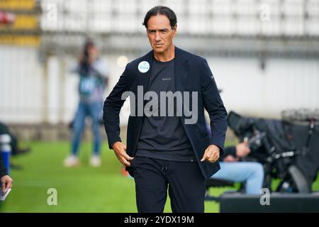 Monza, Italien. Oktober 2024. Alessandro Nesta (Cheftrainer AC Monza), während des AC Monza gegen Venezia FC, Serie A, im U-Power Stadium. Quelle: Alessio Morgese/Alessio Morgese/Emage/Alamy Live News Stockfoto