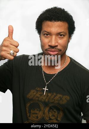 US-amerikanischer Sänger Lionel Richie 1987 Stockfoto