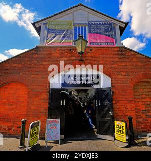 The Shambles Market Hall, Devizes, Wiltshire, England, Großbritannien. Juli 2024 Stockfoto