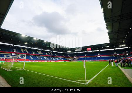 Duisburg, Schweiz. Oktober 2024. Duisburg, Deutschland, 28. Oktober 2024: Allgemeine Ansicht außerhalb der Schauinsland-Reisen-Arena vor dem Internationalen Freundschaftsfußballspiel für Damen zwischen Deutschland und Australien in der Schauinsland-Reisen-Arena in Duisburg, Deutschland. (Daniela Porcelli/SPP) Credit: SPP Sport Press Photo. /Alamy Live News Stockfoto