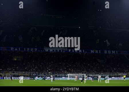 Mailand, Italien. Oktober 2024. Eine allgemeine Ansicht während des Spiels der Serie A in Giuseppe Meazza, Mailand. Der Bildnachweis sollte lauten: Jonathan Moscrop/Sportimage Credit: Sportimage Ltd/Alamy Live News Stockfoto