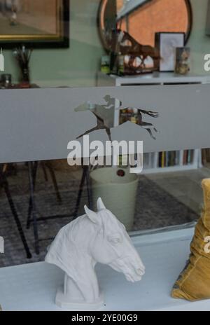 Blick auf das National Horseracing Museum in Newmarket, Suffolk, England, Großbritannien Stockfoto