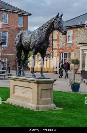 Blick auf das National Horseracing Museum in Newmarket, Suffolk, England, Großbritannien Stockfoto