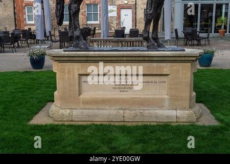 Blick auf das National Horseracing Museum in Newmarket, Suffolk, England, Großbritannien Stockfoto